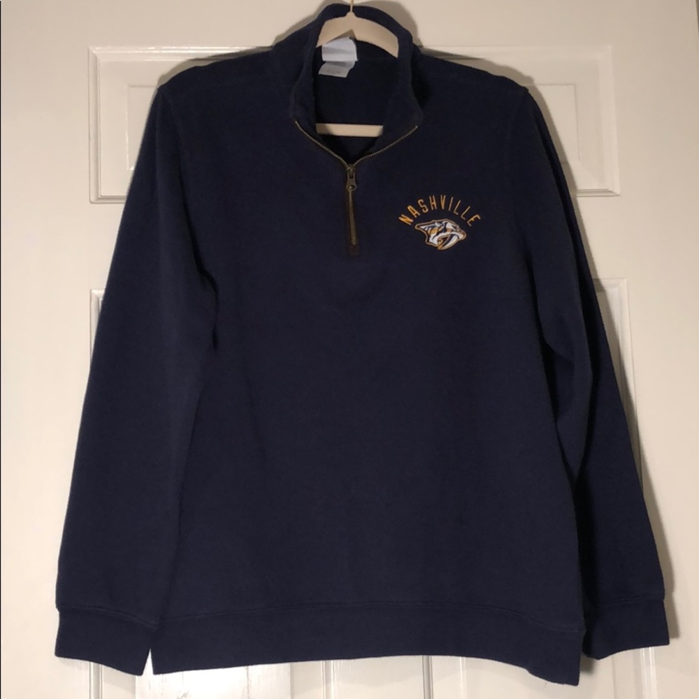 Nhl Predators Pullover Size Medium - image 1